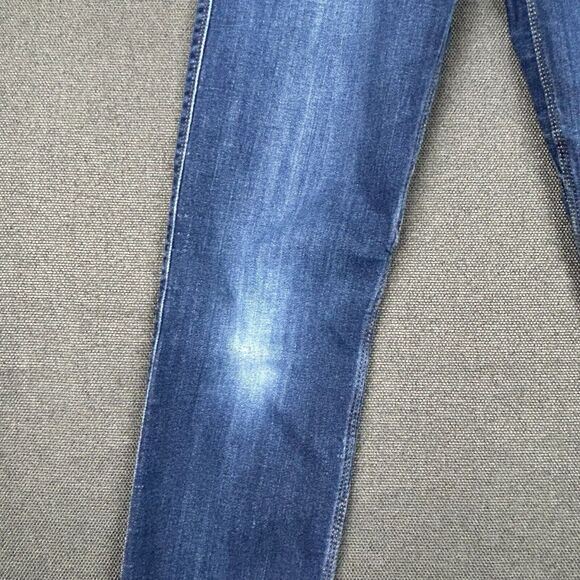 DU/ER Performance Jeans Womens 26x32 Slim Straight Mid Rise Stone Dark Stretch - Picture 4 of 13